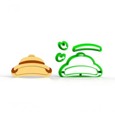 Imagem de Cortador Chapéu Safari Modular Tamanho 6 Cm