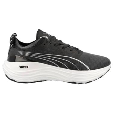 Imagem de PUMA Foreverrun Nitro Preto Branco 8 B (M), Preto/branco, 37