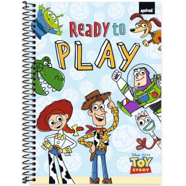 Imagem de Caderno Universitário Capa Dura 1 x 1 80 Folhas Toy Story 2525830 Spiral Toy