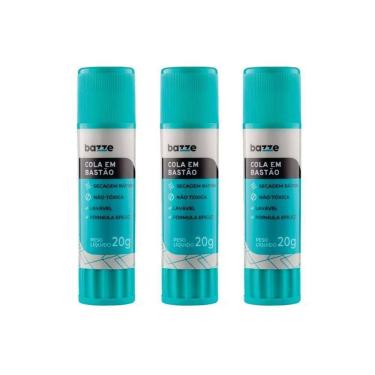 Imagem de 3un De Cola Em Bastão Bazze 20g