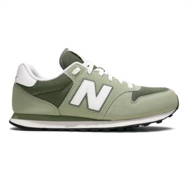 Imagem de Tênis New Balance 500 V2 Masculino (Verde/Branco, BR, Adulto, Numérico, 42)