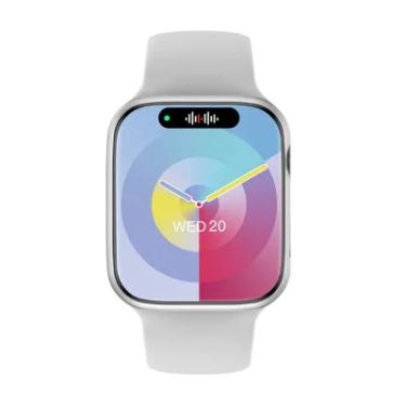 Imagem de Smartwatch Watch X Serie 9 45mm Tela Amoled Ilha Dinâmica Chatgpt Gps Nfc - Microwear