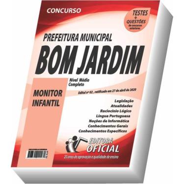 Imagem de Apostila Prefeitura De Bom Jardim - Monitor Infantil - Curso oficial