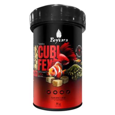 Imagem de Poytara Cubifex Tubifex 8g Alimento Peixe Tartaruga Pássaro