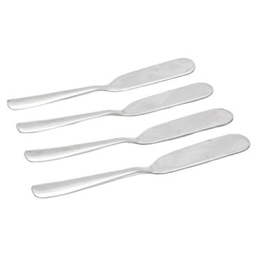 Imagem de Jogo com 8 Espátulas de Aço Inox – Para Manteiga, Geleia, Requeijão e Pastas