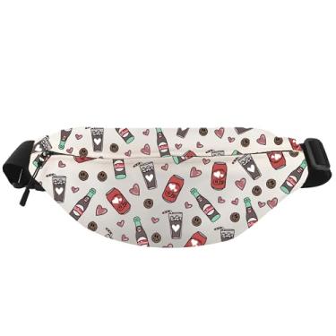 Imagem de WCGXKO Dr. P Bolsa transversal para a cintura, presente de bebida favorita, presente Dropkick Pepper Gift Soda Social Club Merch, Pacote Dr.p, Casual