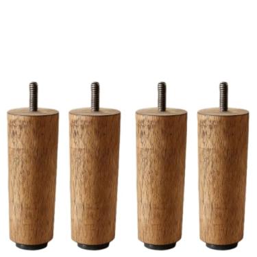 Imagem de Pés para cama Box 12 cm Cor imbuia 6 Unidades