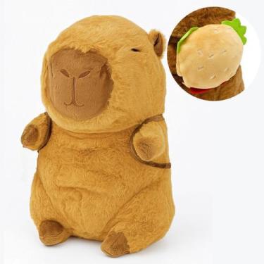 Imagem de Capivara de Pelúcia Modelos Com Som Música Capilovers, Hamburguer