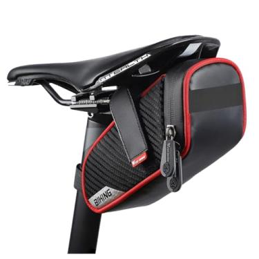 Imagem de UNIQOCK Bolsa para assento de bicicleta, bolsa de selim de bicicleta, bolsa sob o assento, bolsa de selim para bicicleta, bolsa de ciclismo, bolsa de bicicleta à prova d'água para todos os nossos