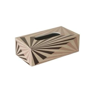 Imagem de Capa para caixa de lenços de papel Sala de estar jantar Caixa guardanapo vintage Quarto cabeceira gaveta alto valor lenços papel luxo leve