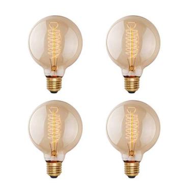 Imagem de Globe Bulb runquiz G25 (G80) Edison 60 W 240 lm 2100 K E26, pacote com