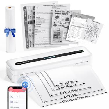 Imagem de Impressora portátil COLORWING M832 Wireless 300DPI branca