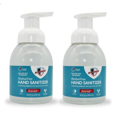 Imagem de Desinfetante para mãos My-Shield Foam sem álcool 245 ml (pacote com 2)