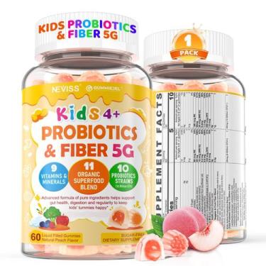 Imagem de Probiotics Gummies NEVISS para crianças e adolescentes com probiótico 