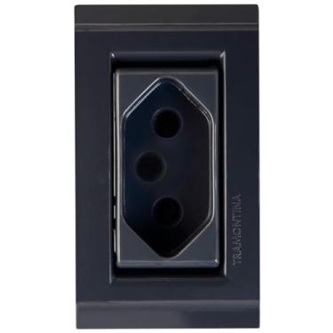 Imagem de Tramontina Conjunto para Móvel 1 Tomada 2P+T 20 A Liz Grafite