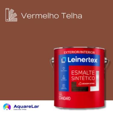 Imagem de Esmalte Sintético Leinertex Brilhante 3,6L, VERMELHO TELHA, 3,6L