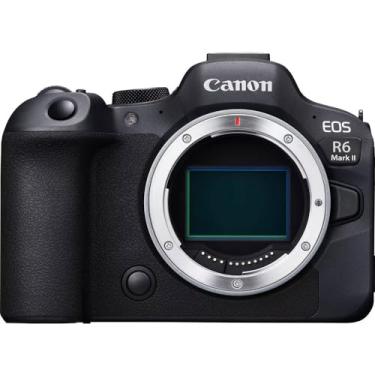 Imagem de Canon CÂMERA DIGITAL EOS R6 Mark II Body 24.2 MP Mirrorless Wi-Fi 4K 10+ FPS 588g 1.7° 16:9/4:3 100-51200 ISO 1/16000s 24.2 MP 4K 10+ FPS 588g 1.7° 16:9/4:3 100-51200 ISO 1/16000s
