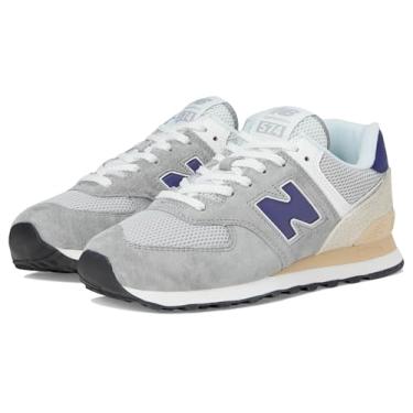 Imagem de New Balance Tênis unissex adulto 574 V2, Cinza ardósia/nuvem de chuva, 8 Wide Women/6.5 Men