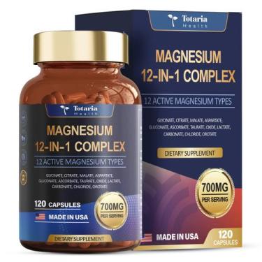 Imagem de Suplemento de magnésio Totaria Magnesium Complex 700 mg 120 cápsulas