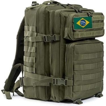 Imagem de Mochila Tática 1000d Militar 50 Litros Resistente A Água Nf - Sou Preç