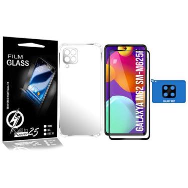Imagem de Capa Capinha Galaxy M62 M625 6.7 + Película Vidro 3d + pel Câmera - Ce