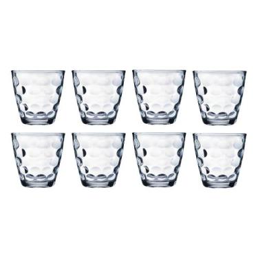 Imagem de Copos de Vidro Bangkok Transparente Redondo 250ML Água 8 un - WELLMIX,
