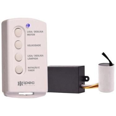 Imagem de Controle Remoto Universal Para Ventilador De Teto Com Luz 220v - IPEC,