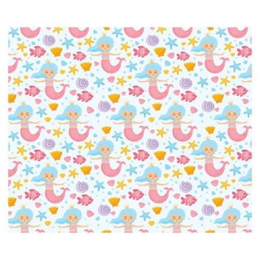 Imagem de Papel de Parede Adesivo Infantil Sereias Quarto Menina - 689pcm - Allo