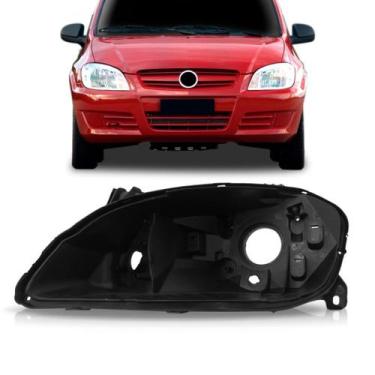 Imagem de Carcaça Farol Celta Prisma 2007 2008 2009 2010 2011 2012 - SP ACESSÓRI