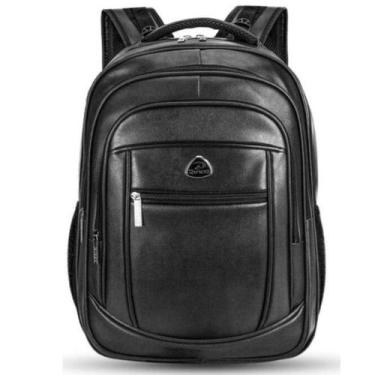 Imagem de Mochila Bolsa Escolar Material Sintético PU Reforçado Impermeável - IA