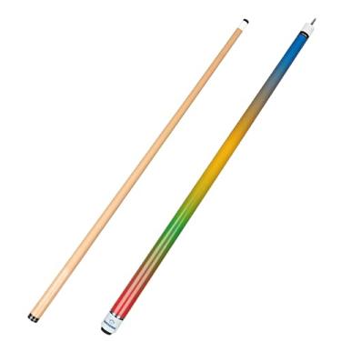 Imagem de Taco de sinuca de 147 cm, bastões de taco de bilhar com ponta de couro de fibra de 12,7 mm para iniciantes, comerciais e entretenimento doméstico