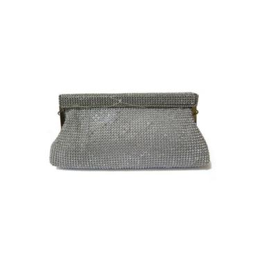 Imagem de Carteira embreagem Zara para mulheres com cristais e corrente longa - 