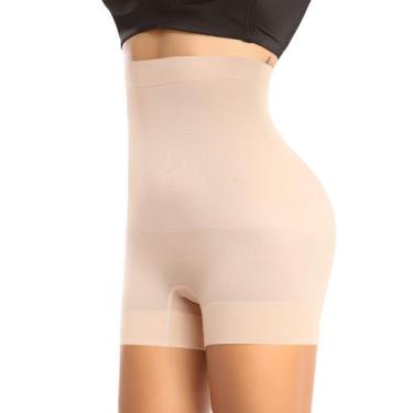 Imagem de Calcinhas masculinas modeladoras femininas, controle de barriga, bege,