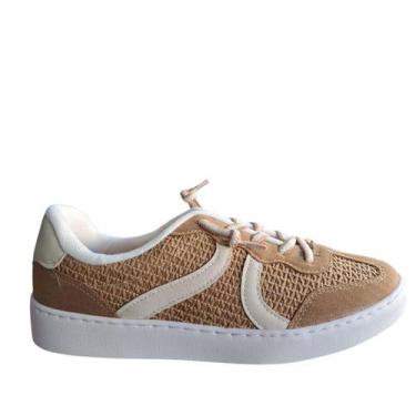 Imagem de Tênis Casual Tramado 1214.1070 Vizzano - Bege, 37