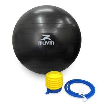 Imagem de 2X Bola De Pilates 55Cm Muvin - Antiestouro - Suporta Até 30
