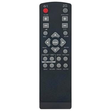 Imagem de Controle remoto de substituição para projetor N2QAYB000172 compatível com projetores Panasonic 3LCD PT-LB51U, PT-LB51SU