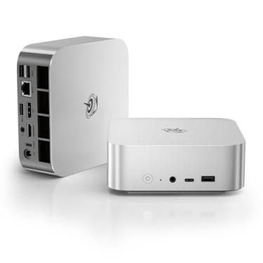 Imagem de Beelink Mini PC SER9, AMD Ryzen 7 H 255 (8C/16T até 4,9GHz), 32GB LPDDR5 1TB PCIe4.0 SSD, SER Mini Computador Suporte 4K@240Hz, Triple Display, WiFi6, BT5.2, HDMI+DP, USB4