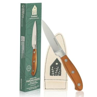 Imagem de Bloomhouse - Oprah's Favorite Things - 4 Inch German Steel Paring Knife W/Italian Olive Wood Forged Handle