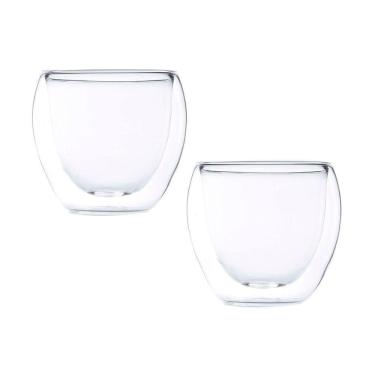 Imagem de Copos Parede Dupla Blend Vidro 80ml Maxwell & Williams