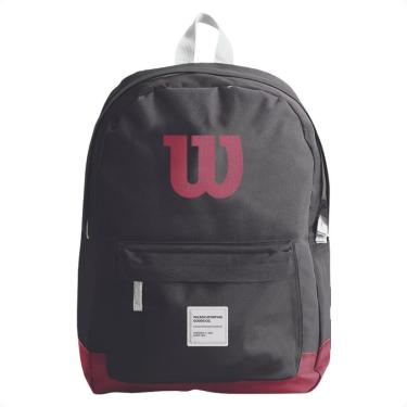 Imagem de MOCHILA WILSON SPORTING GOODS PRETA ORIGINAL ESCOLAR PASSEIO-Masculino