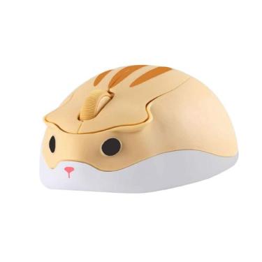 Imagem de Mouse sem fio CHUYI Hamster Shape Optical 1200DPI Amarelo