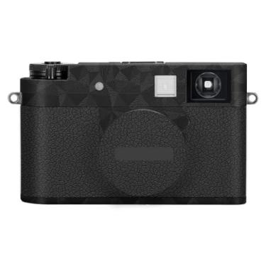 Imagem de Adesivo de corpo de câmera X-Half Kit de película protetora acessórios de pele decalques de vinil para FujiFilm X-Half XHalf (Triângulo preto + couro preto)