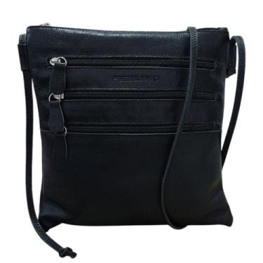 Imagem de Bolsa em Couro Transversal Formosa Feeling Preto 18205