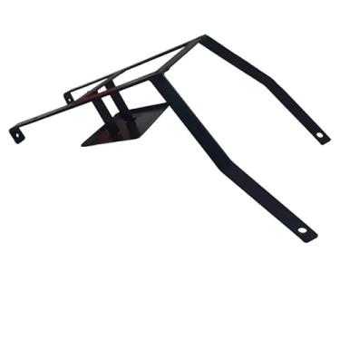 Imagem de Suporte de Baú Universal para Moto – Titan 125/150/160, YBR, Factor, Yes e Outras – Fixação no Amortecedor (Só Suporte Sem os Parafusos)