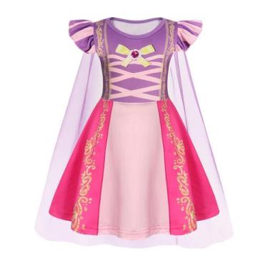 Imagem de Fantasia de princesa WonderBabe Princess Vestido para meninas de 7 a 8