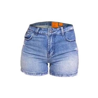 Imagem de Shorts Jeans Ellus Vintage Denim Classic C Destroyed-Feminino