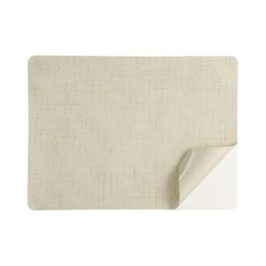 Imagem de PATIKIL Patch de reparo de linho, adesivos autoadesivos de tecido de linho grosso de 20 x 28 cm para sofá, sofá, roupas, bolsas, tendas, assentos de carro, móveis, bege