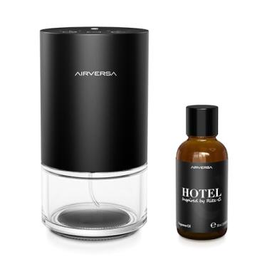 Imagem de Kit inicial de difusor de óleo essencial sem água com 30 ml de óleos perfumados de hotel inspirados no Ritz Carlton, mini máquina de ar perfumada operada por bateria, difusor portátil para casa, carro