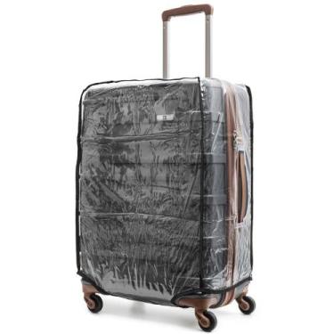 Imagem de Capa de Mala Grande em PVC Transparente Transparente - Bagaggio, G