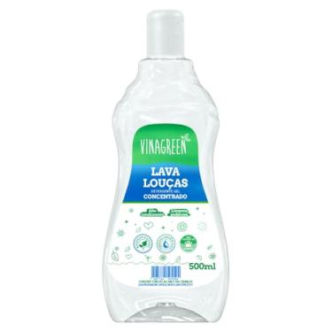 Imagem de Detergente Gel Concentrado Hipoalergênico 500ml Desengordurante Alto Rendimento Lava Louças Panelas Copos Pratos